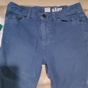 Boys corduroy pants size 7 slim